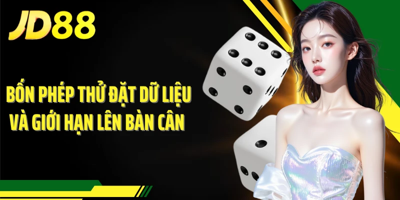 Bốn phép thử đặt dữ liệu và giới hạn lên bàn cân 
